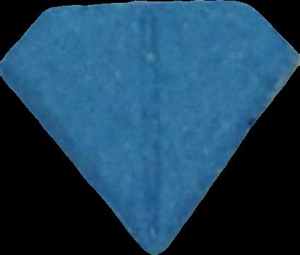 Punisher (Azul) - MDMA 131mg (Front) sample 2021-07-22_punisher_azul