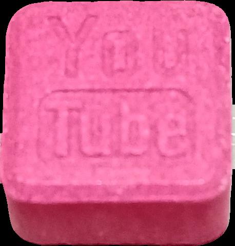 " (No usar) (Rosa) - MDMA 180mg (Front) sample 2021-08-27_nousar_rosa