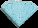 Punisher (Azul) - MDMA 81mg (Front) sample 2021-09-02_punisher_azul