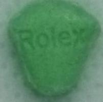 Rolex (Verde) - MDMA 124mg (Front) sample 2021-09-23_rolex_verde