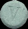 Versace (Verde Claro) - MDMA 18mg (Front) sample 2021-09-30_versace_verdeclaro