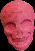 Calavera (Rosa) - MDMA 230mg (Front) sample 2021-10-11_calavera_rosa