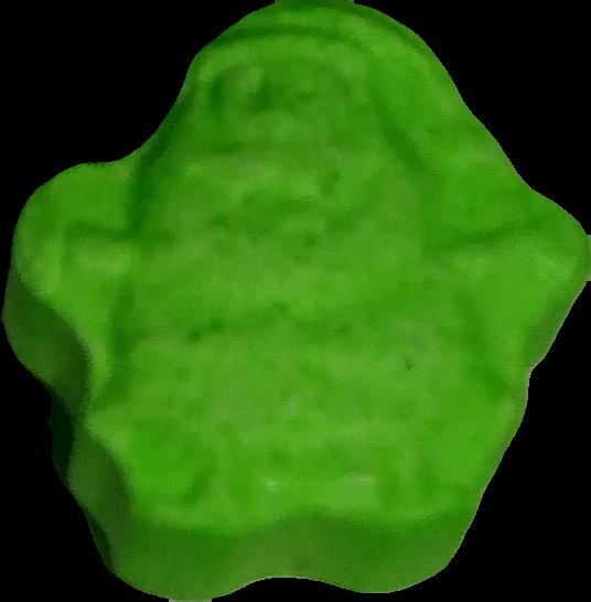 Santa Claus (Verde Claro) - MDMA 119mg (Front) sample 2021-10-26_santaclaus_verdeclaro