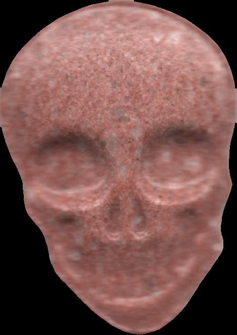 Calavera (Marrón Claro) - MDMA 85mg (Front) sample 2021-11-09_calavera_marrnclaro