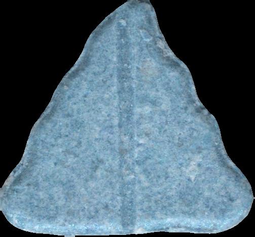 Poop Emoji (Azul) - MDMA 166mg (Front) sample 2021-11-09_poopemoji_azul