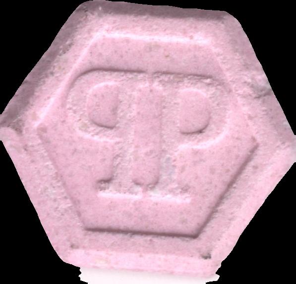 Phillip Plein (Rosa Claro) - MDMA 114mg (Front) sample 2021-11-16_phillipplein_rosaclaro