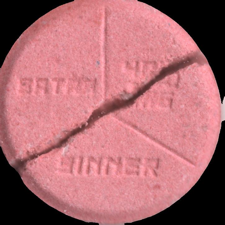 Satan-Sinner (Rosa) - MDMA 271mg (Front) sample 2021-11-16_satansinner_rosa