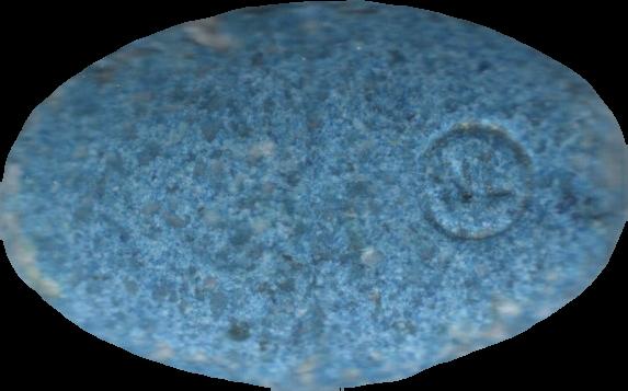 Skittles (Azul) - MDMA 205mg (Front) sample 2021-11-23_skittles_azul