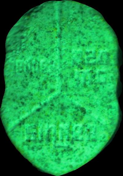 (Verde Claro) - MDMA 178mg (Front) pill — lab-tested sample