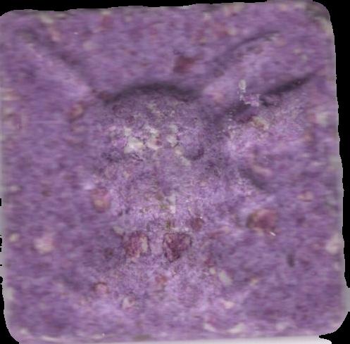 Pikachu (Morado) - MDMA 123mg (Front) pill — lab-tested sample