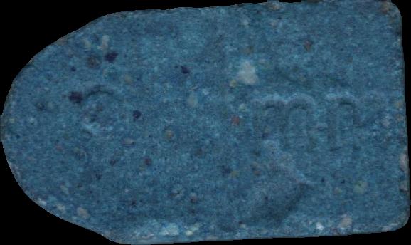 Bala 9mm (Azul) - MDMA 191mg (Front) sample 2022-08-20_bala9mm_azul