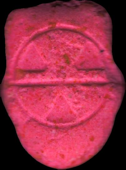 Kim Jong-Un (Rosa) - MDMA 81mg (Front) pill — lab-tested sample