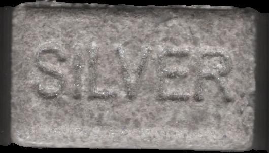 Silver (Gris) - MDMA 160mg (Front) sample 2022-08-21_silver_gris
