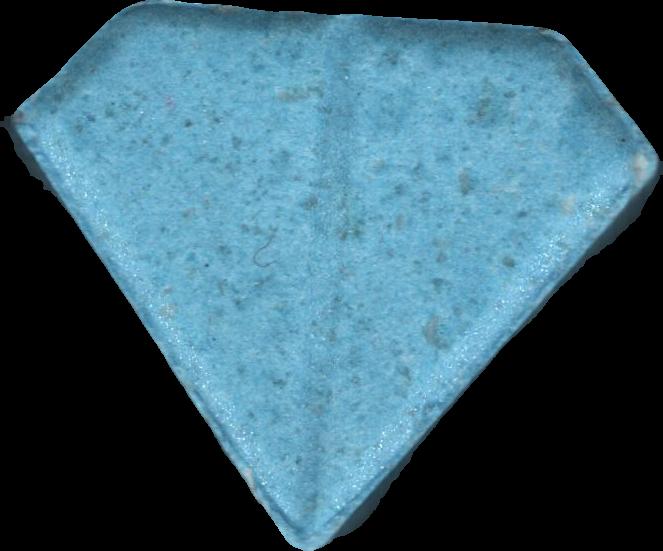 Punisher (Azul) - MDMA 211mg (Front) sample 2022-08-22_punisher_azul