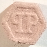 Phillip Plein (Naranja) (Front) pill — lab-tested sample