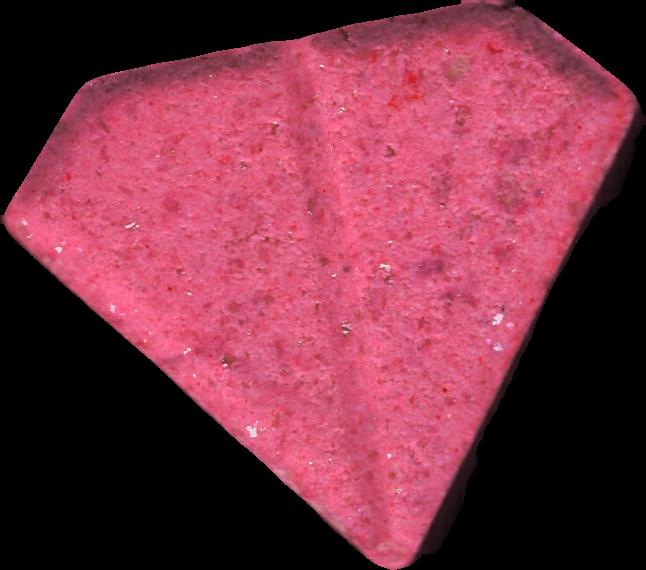 Punisher (Rosa) - MDMA 82mg (Front) sample 2022-09-13_punisher_rosa