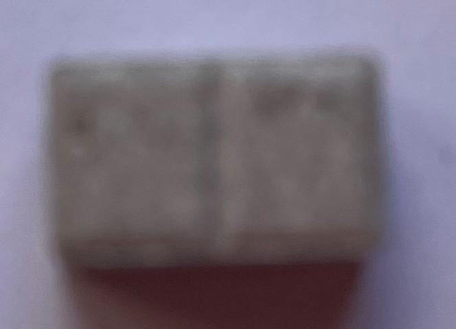 Silver (Gris) - MDMA 147mg (Front) pill — lab-tested sample