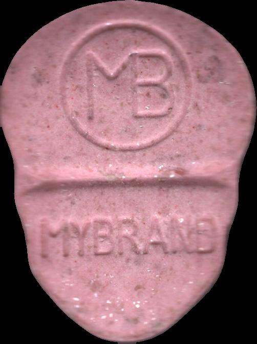 Calavera (Rosa) - MDMA 173mg (Front) sample 2022-10-04_calavera_rosa