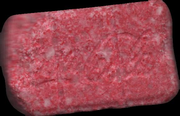 Coca-cola (Rosa Claro) - MDMA 146mg (Front) sample 2022-10-11_cocacola_rosaclaro
