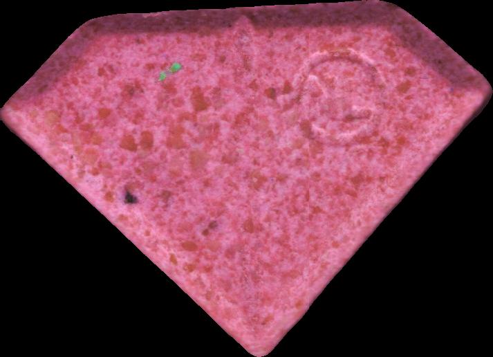 Punisher (Rosa Claro) - MDMA 220mg (Front) sample 2022-10-18_punisher_rosaclaro