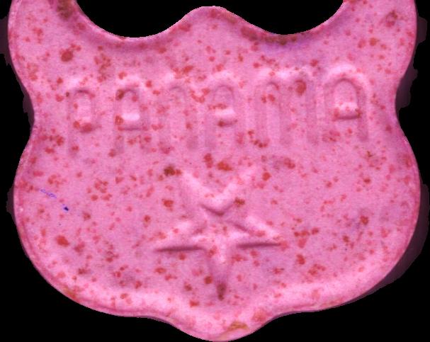 Búho-Panama (Rosa Claro) - MDMA 179mg (Front) sample 2022-10-25_bhopanama_rosaclaro