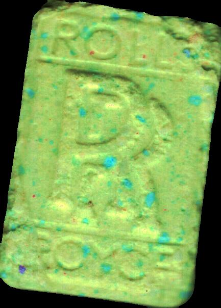 Rolls Royce (Amarillo claro) - MDMA 64mg (Front) sample 2022-10-25_rollsroyce_amarilloclaro