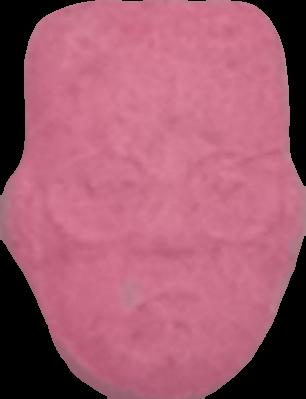 Kim Jong-Un (Rosa) - MDMA 66mg (Front) pill — lab-tested sample