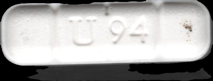 U94 (Blanco) - Alprazolam 2.6mg (Front) sample 2022-11-29_u94_blanco