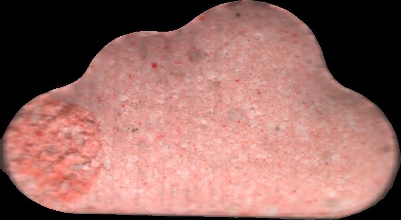 SoundCloud (Naranja) - MDMA 137mg (Front) pill — lab-tested sample