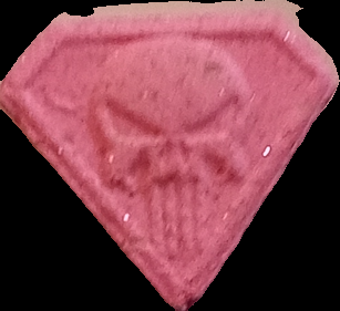 Punisher (Rosa Claro) (Front) pill — lab-tested sample