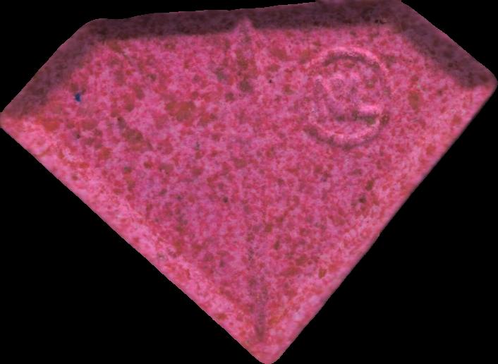 Punisher (Rosa) - MDMA 211mg (Front) sample 2022-12-20_punisher_rosa