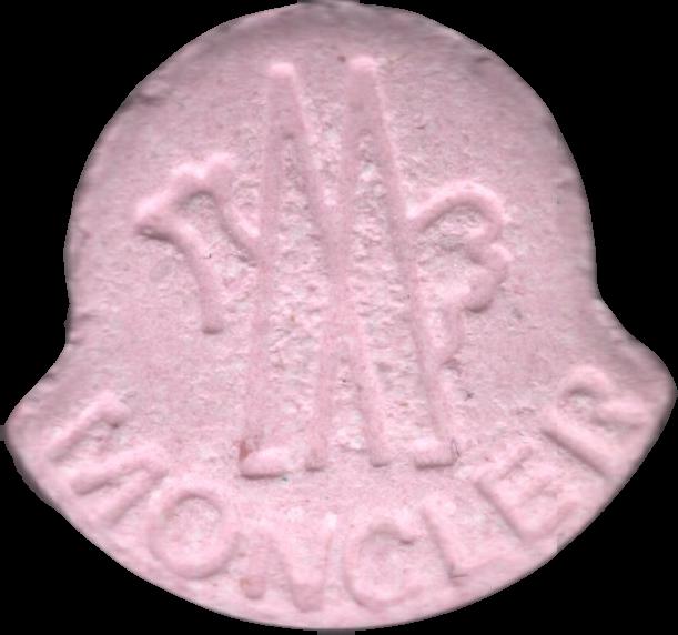 Moncler (Rosa) - MDMA 113mg (Front) sample 2023-08-18_moncler_rosa