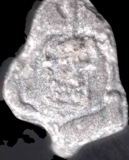 Grim Reaper (Gris) - MDMA 170mg (Front) pill — lab-tested sample