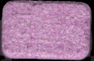 Durex (Lila) - MDMA 196mg (Front) sample 2023-09-01_durex_lila