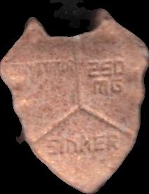 Satan-Sinner (Beige) - MDMA 147mg (Front) sample 2023-09-01_satansinner_beige