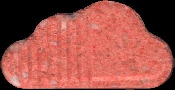 SoundCloud (Naranja) - MDMA 211mg (Front) pill — lab-tested sample