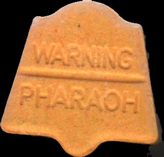 Faraón (Amarillo) - MDMA 167mg (Front) pill — lab-tested sample