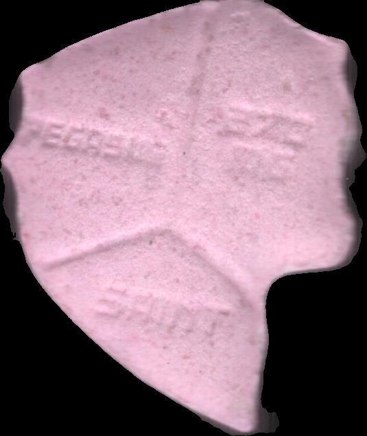 Pegasus (Rosa) - MDMA 149mg (Front) sample 2023-09-05_pegasus_rosa