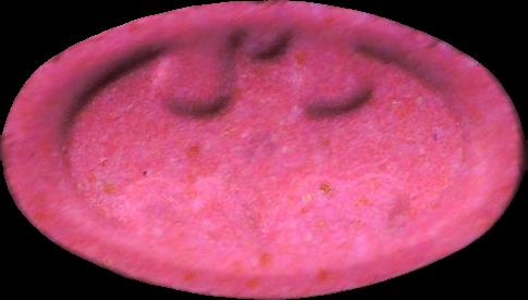 Batman (Rosa) - 2C-B 15mg (Front) sample 2023-09-07_batman_rosa