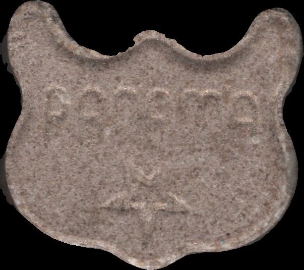 Búho-Panama (Gris) - MDMA 143mg (Front) sample 2023-09-19_bhopanama_gris