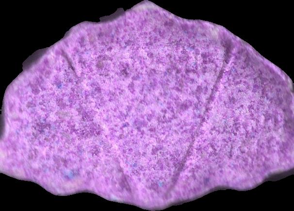 Inner/Sinner Cerberus (Morado) - MDMA 240mg (Front) sample 2023-09-21_innersinnercerberus_morado