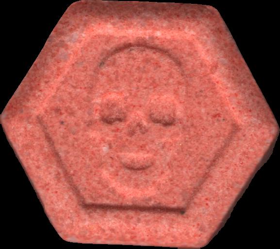 Phillip Plein (Naranja Claro) - MDMA 183mg (Front) sample 2023-10-03_phillipplein_naranjaclaro