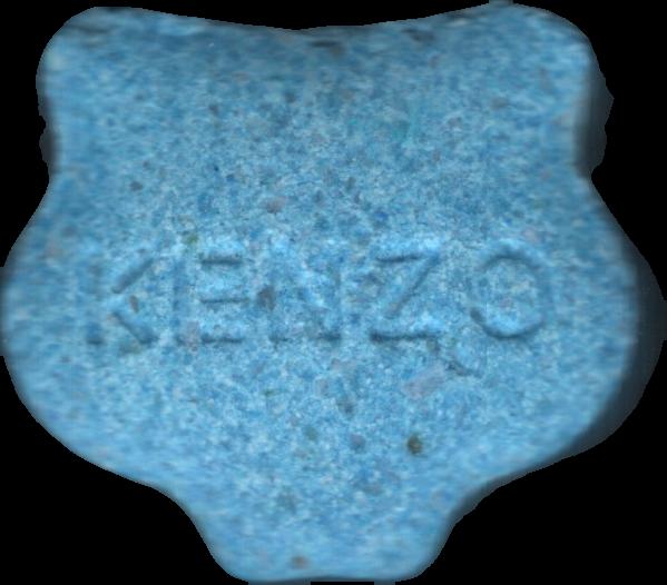 kenzo (Multicolor) - MDMA 269mg (Front) sample 2023-10-17_kenzo_multicolor