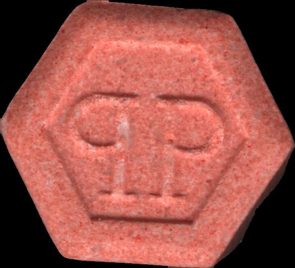 Phillip Plein (Naranja) - MDMA 207mg (Front) sample 2023-10-17_phillipplein_naranja
