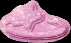 Pop Smoke (Morado) (Front) pill — lab-tested sample