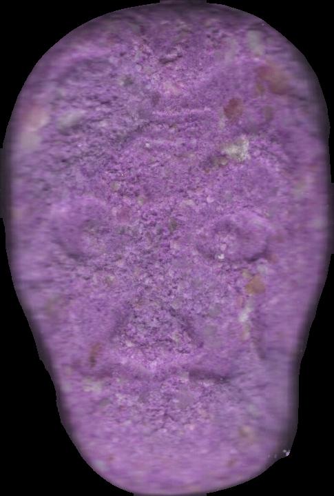 Casa de papel (Lila) - MDMA 160mg (Front) sample 2023-10-24_casadepapel_lila