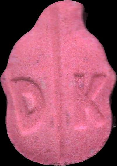 Donkey Kong (Rosa) - MDMA 184mg (Front) sample 2023-11-02_donkeykong_rosa