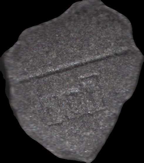 León (Gris) - MDMA 210mg (Front) pill — lab-tested sample