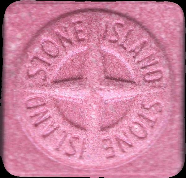 Stone Island (Rosa) - MDMA 182mg (Front) sample 2023-11-16_stoneisland_rosa