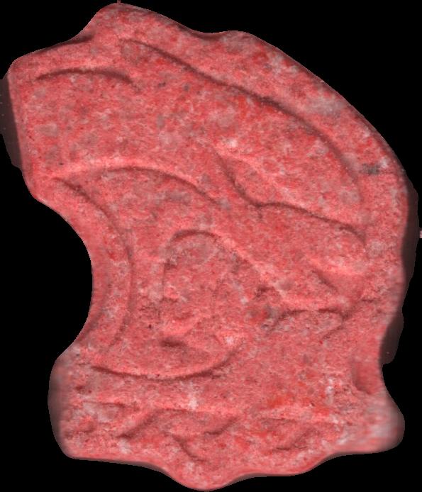 Jaguar (Rosa) - MDMA 300mg (Front) sample 2023-11-28_jaguar_rosa